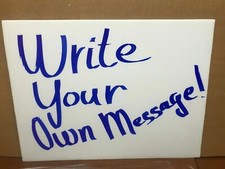 100 White Signs 24"x18" x4 mm corrugated plastic, bundles of 100 pieces