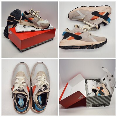WOMENS SIZE 7 - Nike Air Huarache 'Koromogae'  DO7261-087 Moon Fossil Dutch Blue