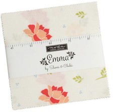 Emma Moda Charm Pack 42 100 Cotton 5" Precut Fabric Quilt Squares