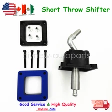NV4500 Short Throw Shifter Kit For Dodge 98-UP 5 Speed Trans W/Blue Space Plate