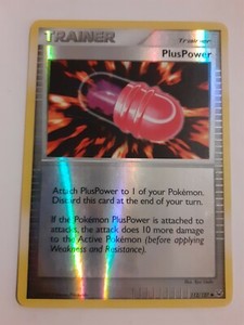 PlusPower Reverse Holo 112/127 Platinum Pokemon Card LP