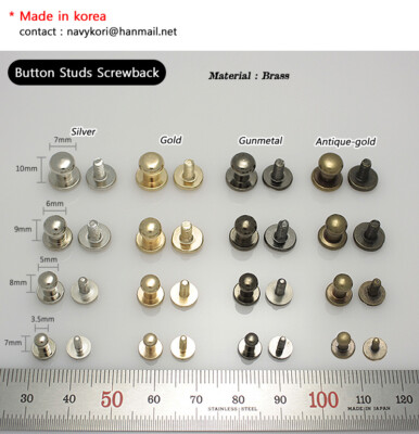 button stud screwback