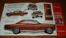 1966 Chevy Ii Ss Original Imp Brochure Specs Info 66 67 327 Nova 65 64