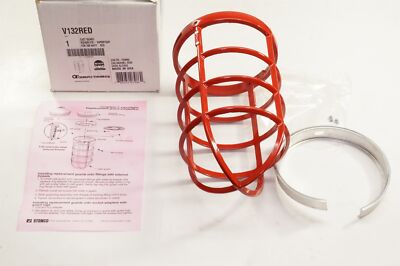 V132RED Stonco Cast Aluminum Guard for 200W Roughlyte Vaportight Red NOS