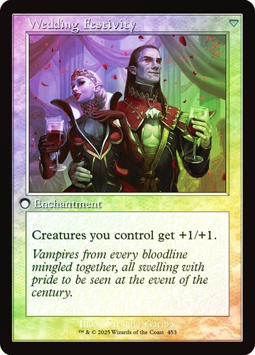MTG FOIL Wedding Announcement Wedding Festivity Retro Frame - Innistrad - Picture 2 of 2
