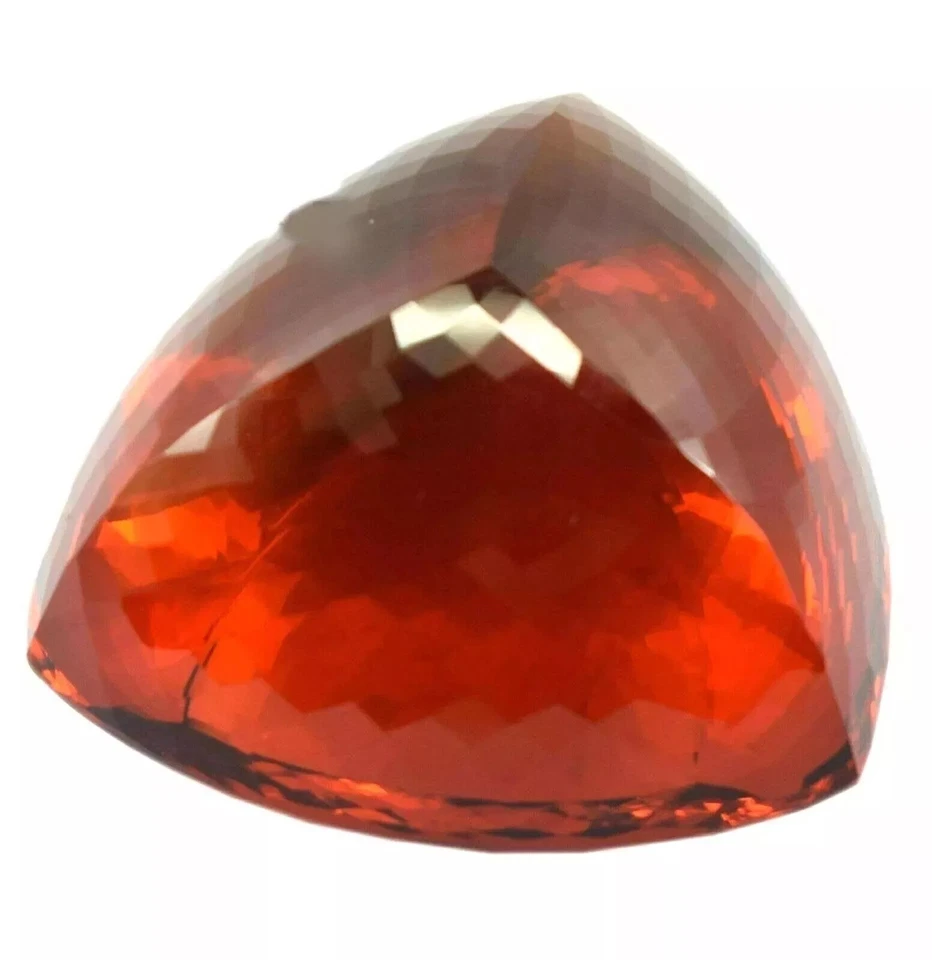 Amarelo escuro AAA enorme citrino natural brasileiro 2000 ct+ trilhão de pedras preciosas de corte - Imagem 4 de 4