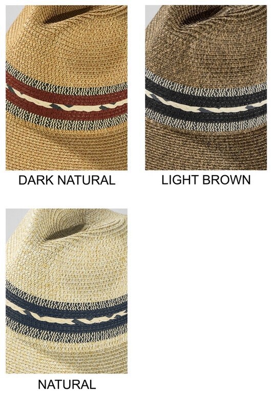 Women\'s Ruggine Braided Trim Panama Hat with Inner Adjustable Band NWT Women main image 4