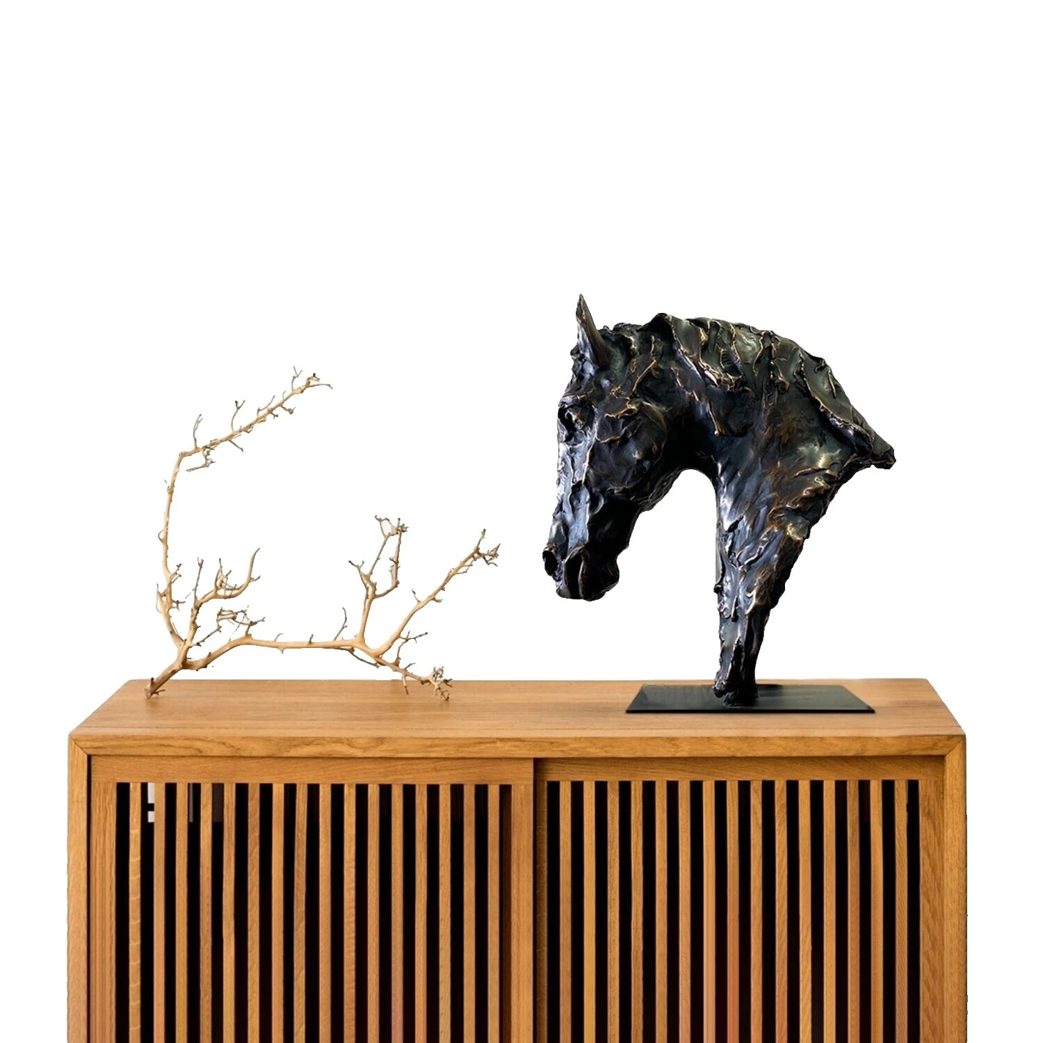 Caballos de resina Decoración Bustos