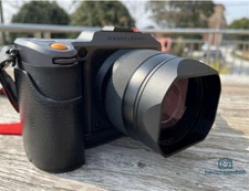 Metal Lens Hood For Hasselblad XCD 45P Aluminium Alloy With Cap Adapter Ring