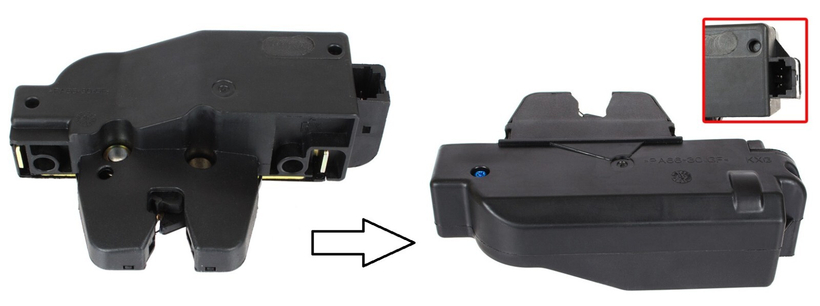 Serrure de hayon arrière pour Citroën C3 C4 C5 Xsara Picasso mécanisme de coffre 1997-2010