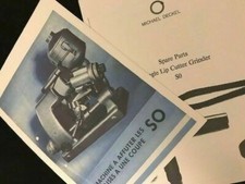 Deckel Vintage S0 Grinding Machine Catalogues, Operations  & Spare Parts x4