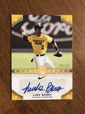 Luke Bandy 2015 Leaf Perfect Game Gold PG-LB2 Boston Red Sox Dallas Baptist /50