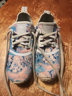 Adidas NMD R1 Easter Tie dye Blue Women’s Size EF2300 Paisley