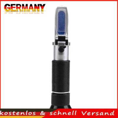 Handheld Brix Refractometer with ATC Dual Scale of Brix 0-40% Alcohol 0-25% Vol 