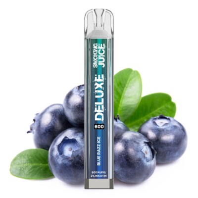 Smoking Juice DELUXE Blue Razz Einweg E-Shisha 20mg Nikotin 600 Züge
