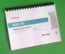 Owners Manual for Canon EOS M6 Camera 221 Pages W/Clear Covers