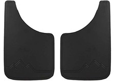 Plasticolor 000492R01 Easy Fit Mud Flaps Without Logo Black