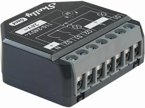 Shelly 2PM Gen4 2-Kanal-Smart-Schalter, WLAN, Zigbee, Matter, Bluetooth (Shelly_