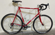Postbox Red Daccordi 1990s High End Steel Racing Bike