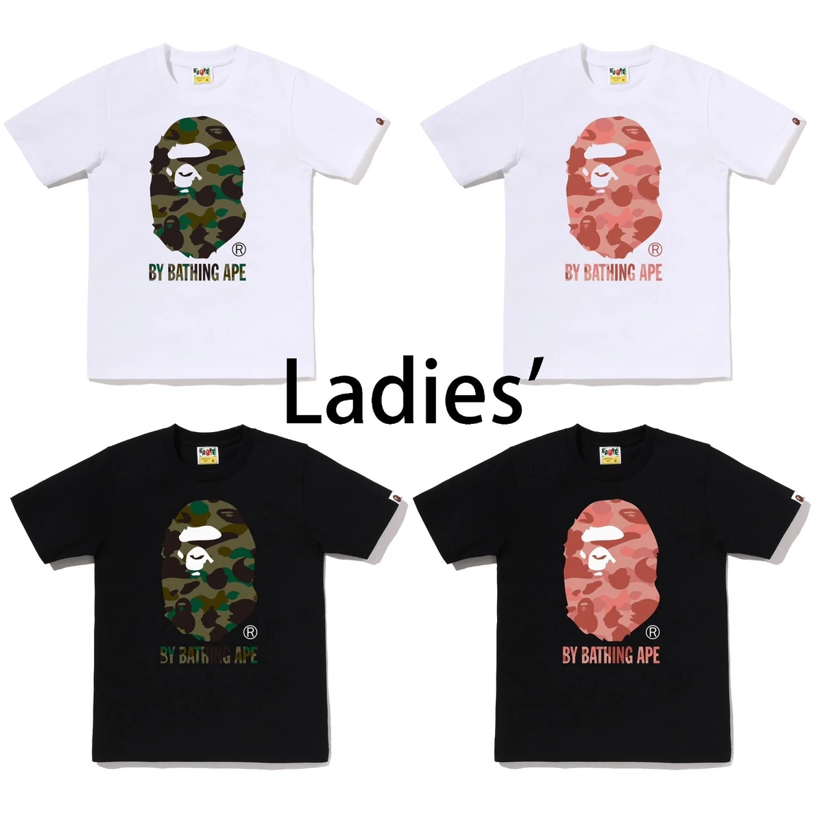 A Bathing Ape T-Shirts Regular Size XS for Women for sale | eBay