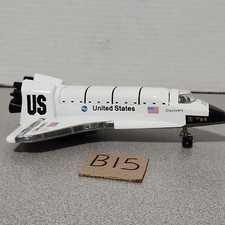 NASA Space Shuttle Discovery Toy Model - Die-Cast Metal Pull-Back Action Read