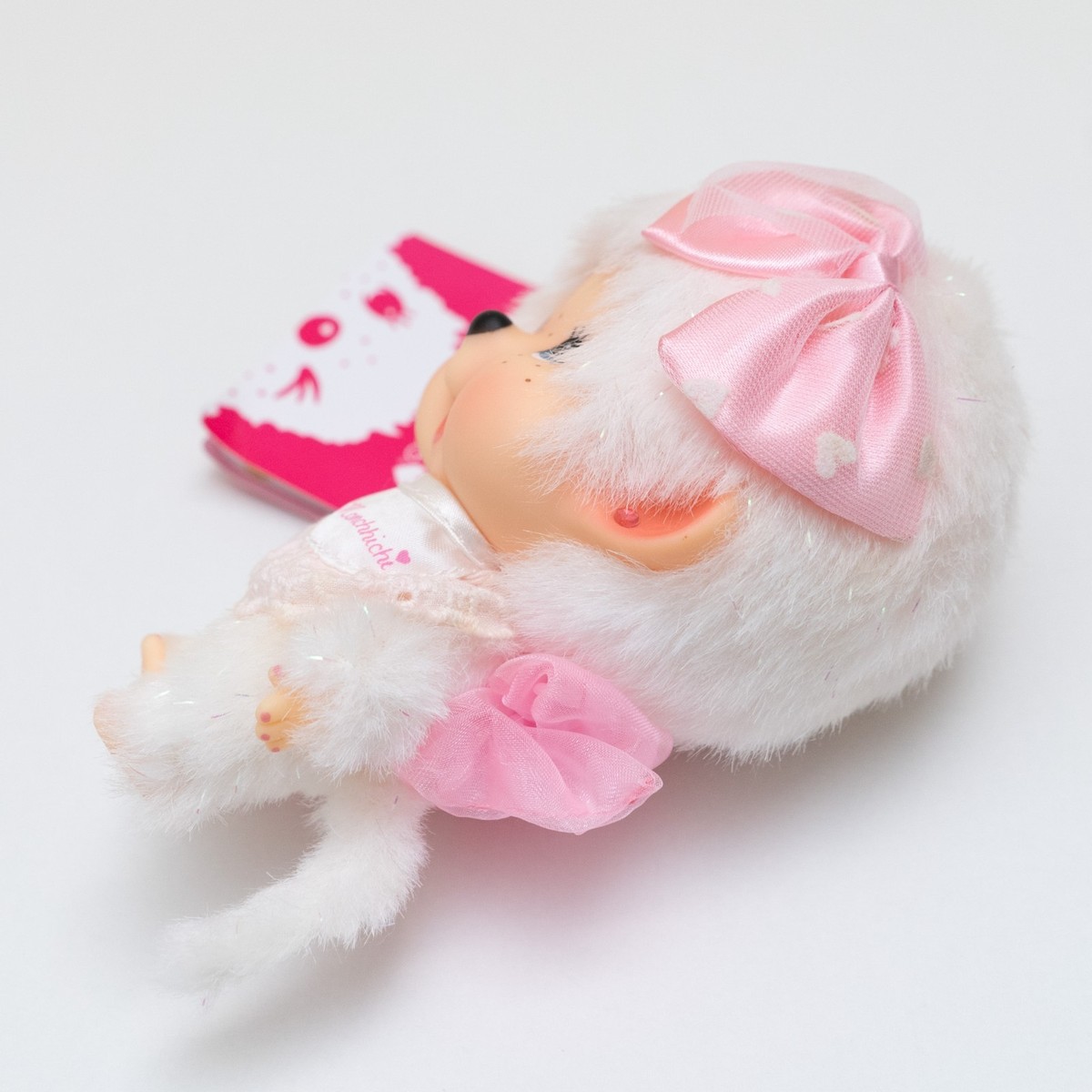 JOL x Monchhichi Pastel Snow Female Bag Charm Keychain Rare