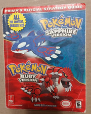 Pokemon Sapphire Ruby Version Prima Game Guide GBA RARE Smaller 7" Variant