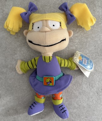 Rugrats Angelica Pickles Plüsch Stern Bohnen Stofftier Sammlerstück Neu mit Etikett 1999