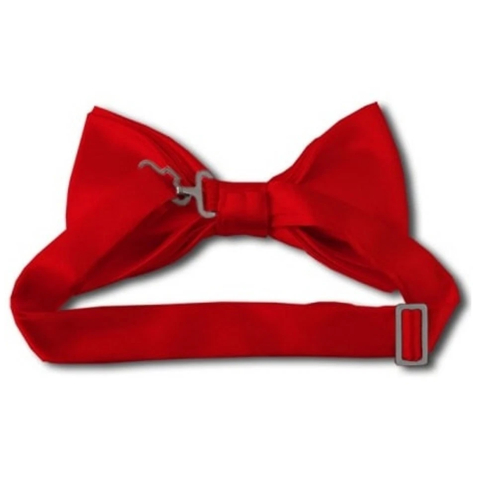 Men's Solid Color 3 W And 5 L Inch Pre-Tied adjustable Sequin Bow Ties - Image 2 of 3