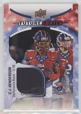 2017 Upper Deck USA Football USA U19 Future Swatch CJ Henderson #FS-19 7l6