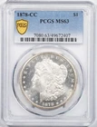 1878-CC PCGS MS63 Carson City Morgan Silver Dollar Uncirculated
