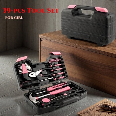 39-Piece Household Tools Kit Small Basic Essential Home Tool Set