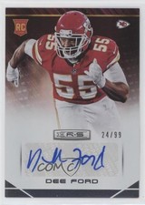 2014 Panini Rookies & Stars 24/99 Dee Ford #129 Auto 0q3