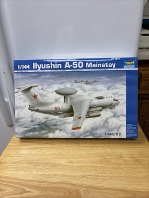 Trumpeter 03903 1/144 2001 Ilyushin A-50 Mainstay Open Box Sealed Parts Complete