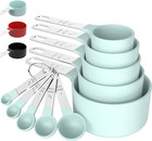 TILUCK Measuring Cups & Spoons Set, Stackable Cups and Spoons, Nesting Measure C