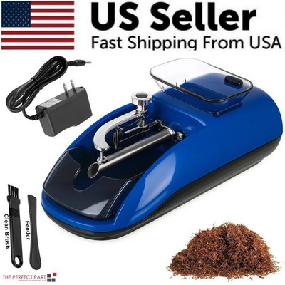 Cigarette Machine Automatic Electric Rolling Roller Tobacco Injector Maker US