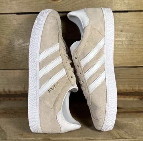 NEW Kids Size 6.5 - Adidas Gazelle “Pink Tint” Low Top Lifestyle Sneakers H01512 - Imagen 5 de 12