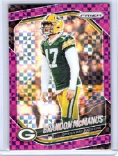 2025 Panini Prizm #290 Brandon McManus Puple Checker /49