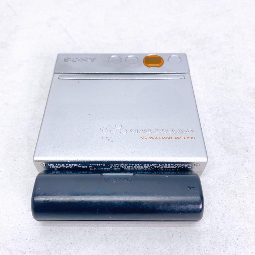 Sony Walkman Portable MD Player MZ-E800 Silver Tested
