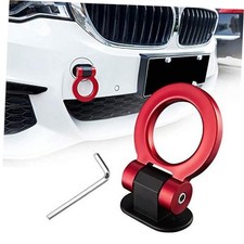 Tow Hook Kit Car Decorations Sticker Car Decor Bumper for Auto Exterior Red