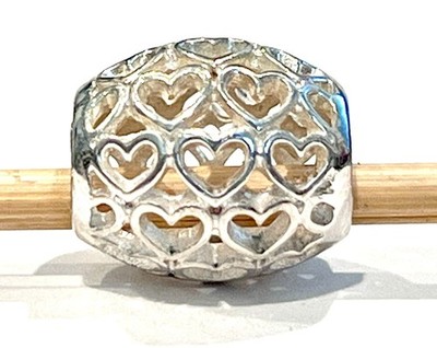 Lovelinks Cut Out Hearts 925 Sterling Silver Charm - Item LL-3 NEW
