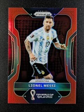 2022-23 Panini Prizm LIONEL MESSI 80/399 Red World Cup Winning Year Argentina #7