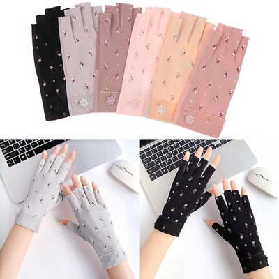 1 Pair Anti UV Gloves UV Shield Glove Fingerless Manicure Nail Art Tool