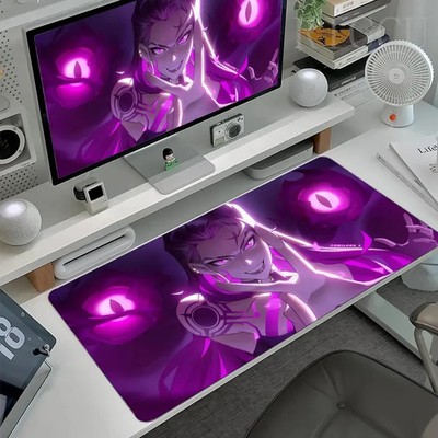 Großes Gaming-Mauspad Valorant Reyna Gummi Schreibtischpad LockEdge
