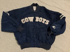 Vintage Dallas Cowboys Starter NFL Jacket Size Large Made in USA