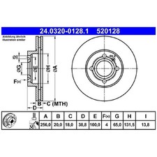 2x Bremsscheibe vorne für VW Caddy 2 9K9A 9K9B Corrado 53I Golf 19E 3 | 2621410