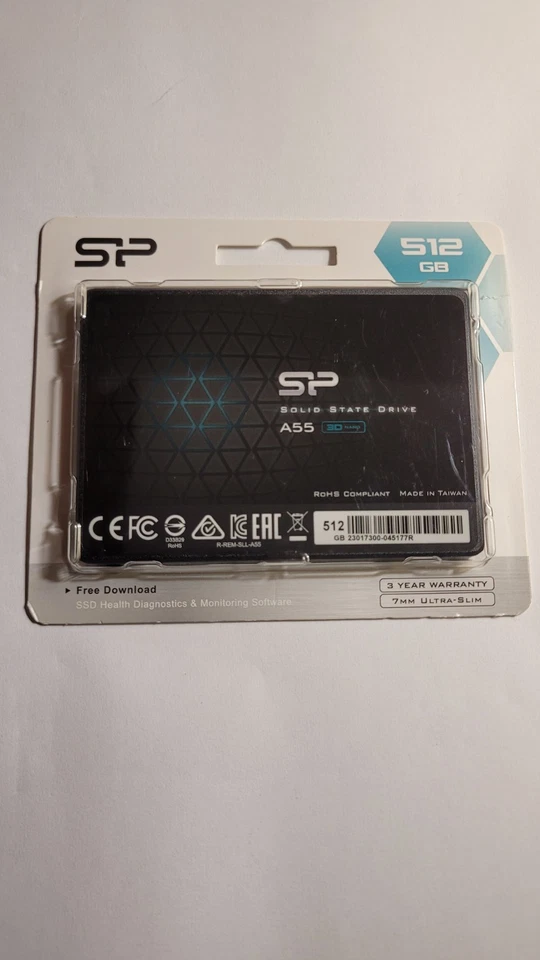 SSD 512 Go 2''5 Silicon Power A55 SATA III neuf