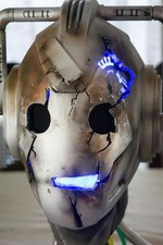 Custom Dr. Who Cyberman Handles Bust Display  - Life Size With sights and sounds