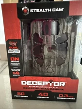 Stealth Cam Deceptor Cellular Trail Cam 40 MP-80 Ft Range No Glo Verizon & AT&T