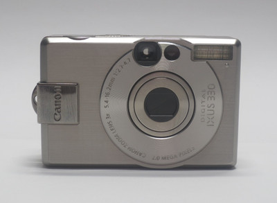 Canon IXUS 330 2.0MP 3xZoom Digital Camera (Silver), PC1026 - Tested Working